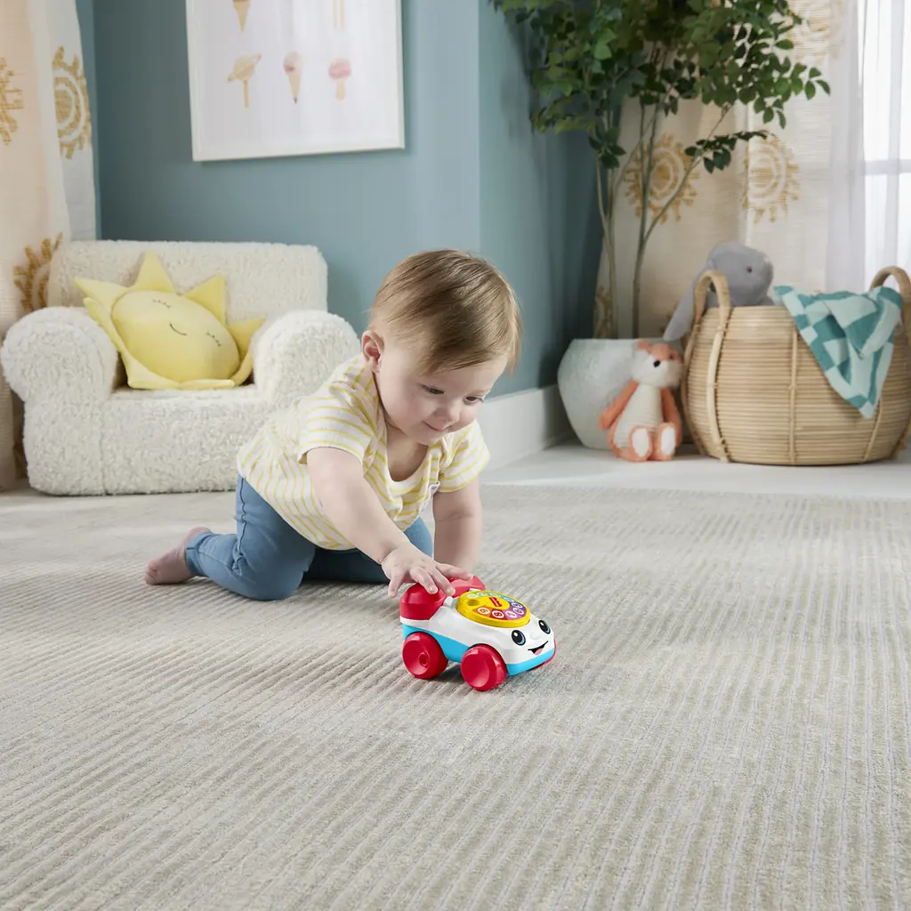 Машинка-каталка Fisher-Price Веселый телефончик (JKD56) - фото 5