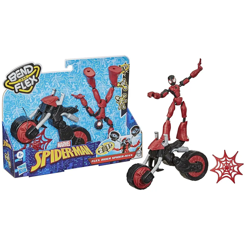 Ігрова фігурка Hasbro Людина-Павук на мотоциклі (F0236) - фото 3