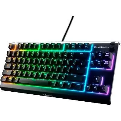 Клавіатура SteelSeries Apex 3 TKL UA USB Black (64831) - фото 3