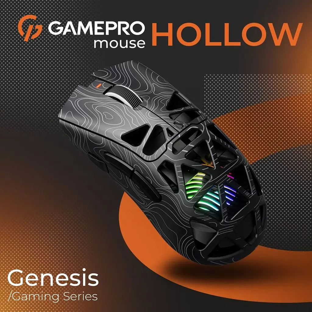 Миша GamePro Genesis Hollow чорна (GM870HB) [175676] - фото 5