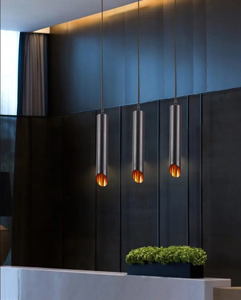 Люстра подвесная Brille тубус GU10 50W BK (AL-701S/1) - фото 7