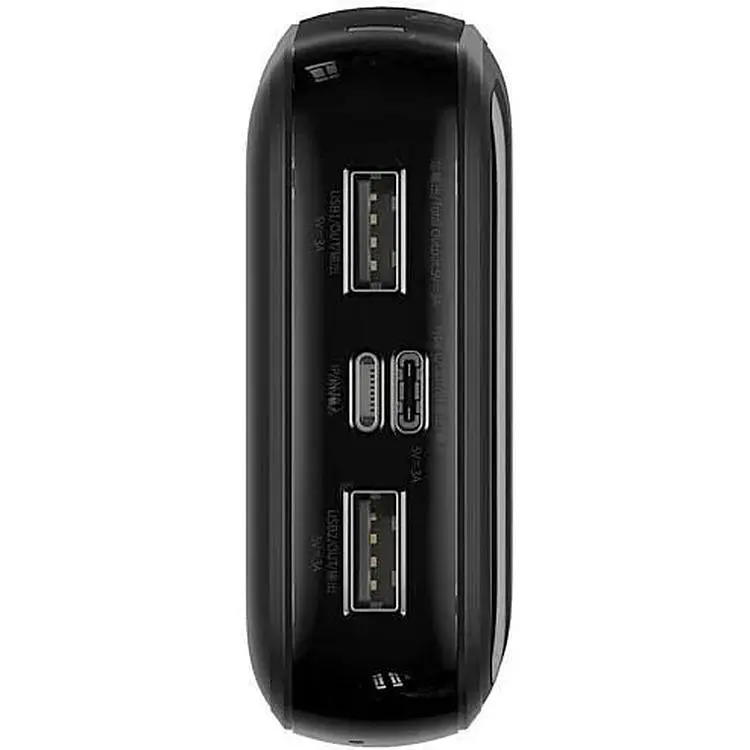 Портативна батарея Baseus Qpow Digital Display Power Bank 20000 mAh 15W With IP Cable PPQD-F01 Black - фото 3