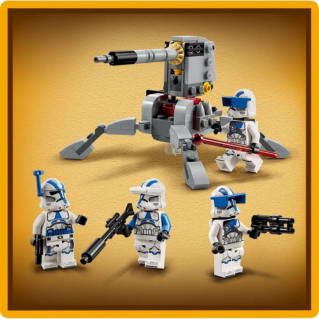 Конструктор LEGO Star Wars Бойовий загін бійців-клонів 501 легіону 119 деталей (75345) - фото 7