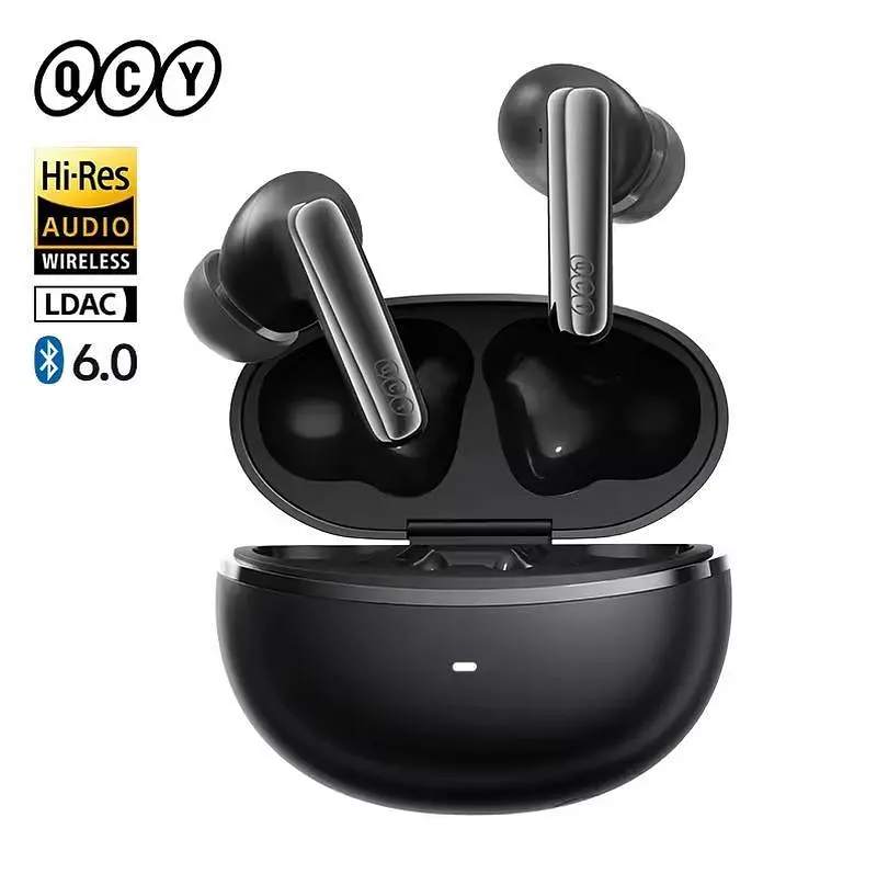Навушники бездротові QCY MeloBuds N70 чорні - фото 5