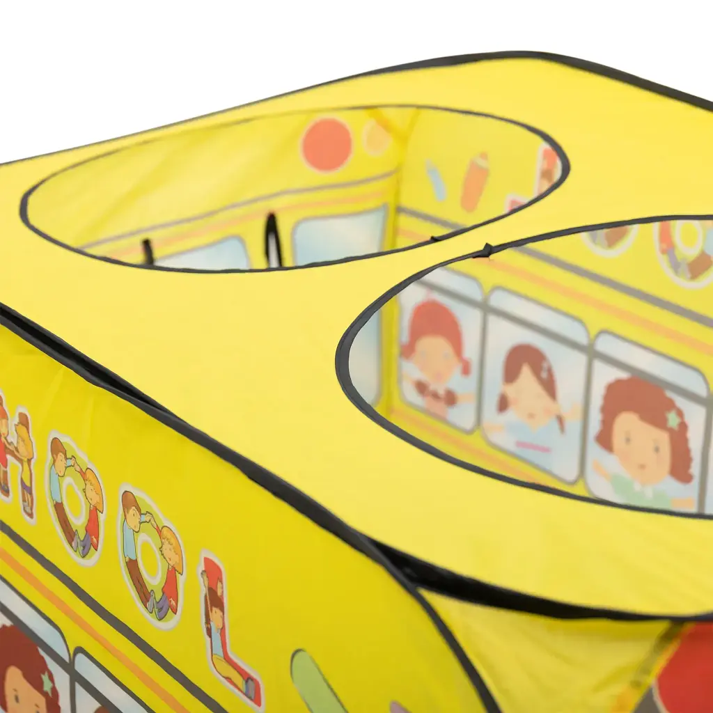 Намет дитячий ігровий LUGI HP-S-5NDY Шкільний автобус 110х70х66 см жовтий - фото 4
