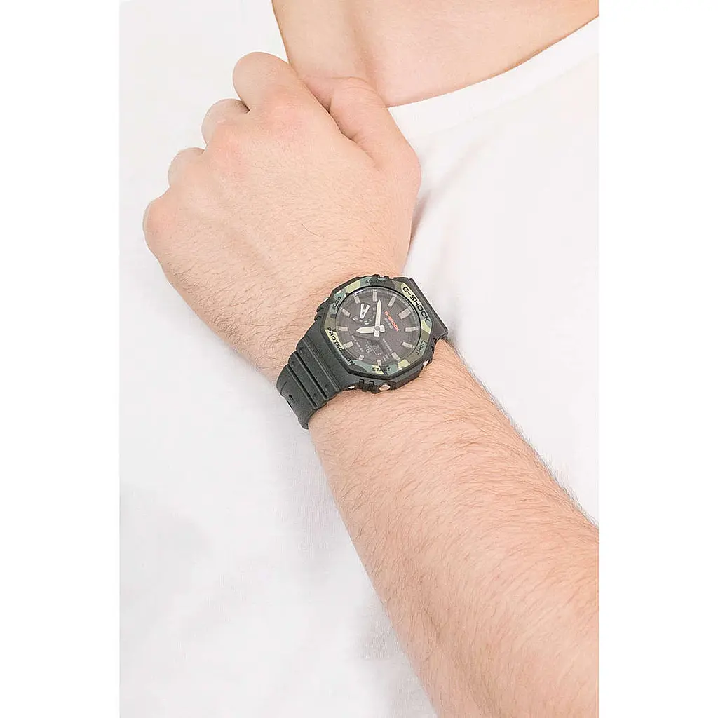 Годинники чоловічі протиударні оригінальні японські Casio G-Shock GA-2100SU-1AER з полімерним ремінцем - фото 4
