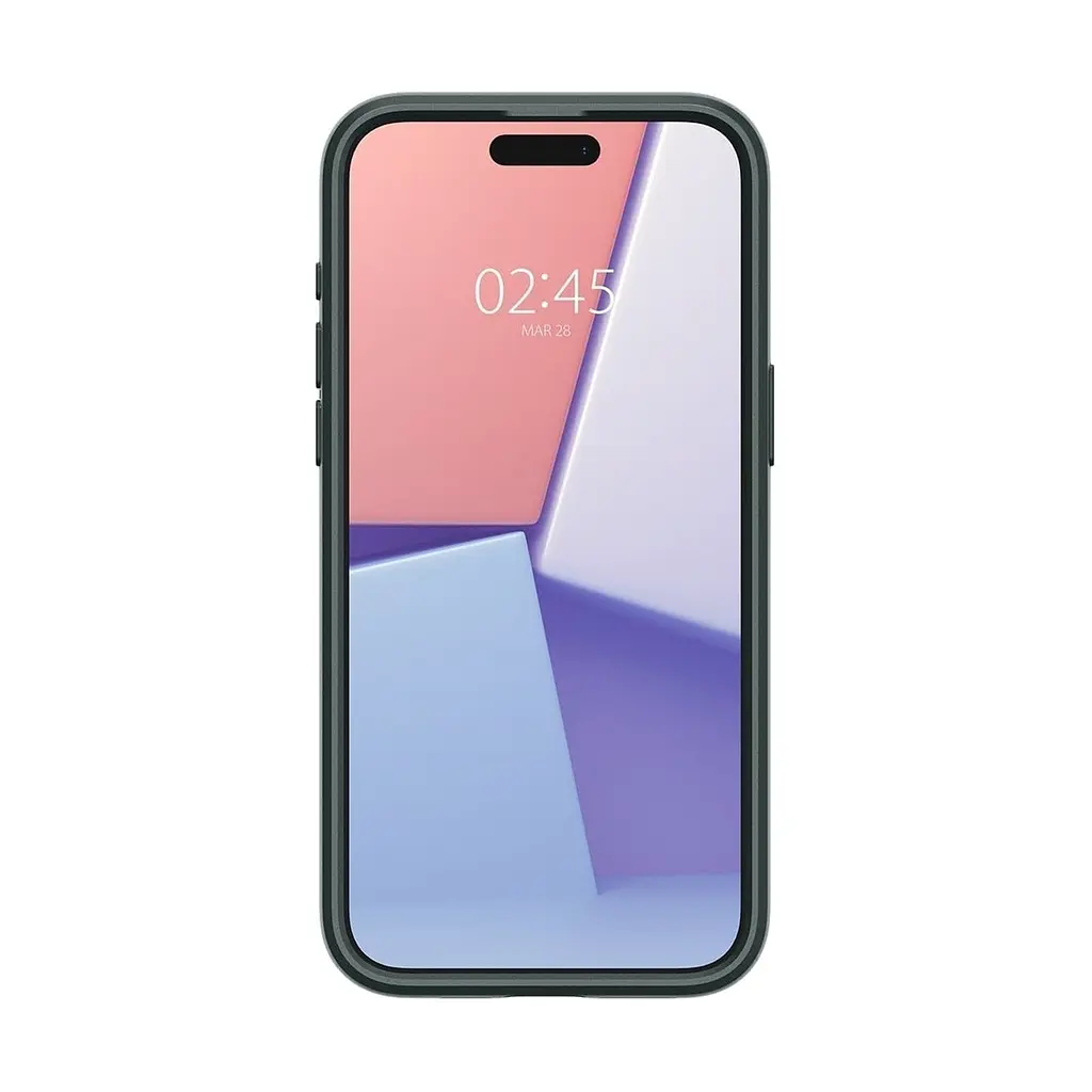 Чехол Spigen Optik Armor MagSafe для iPhone 15 Pro Abyss Green (ACS06739) + защитное стекло - фото 2