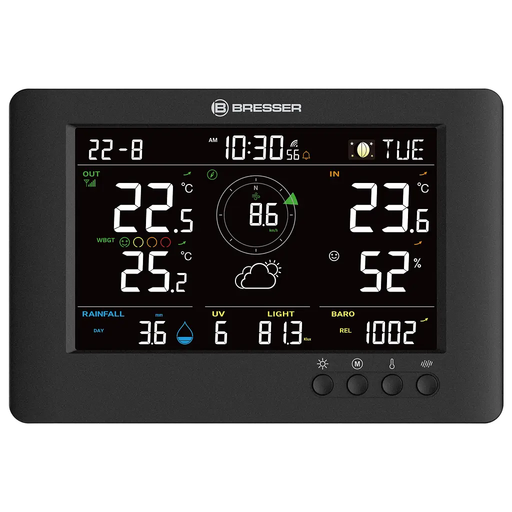 Метеостанція Bresser 8-in-1 ClearViewTB (11524) - фото 5