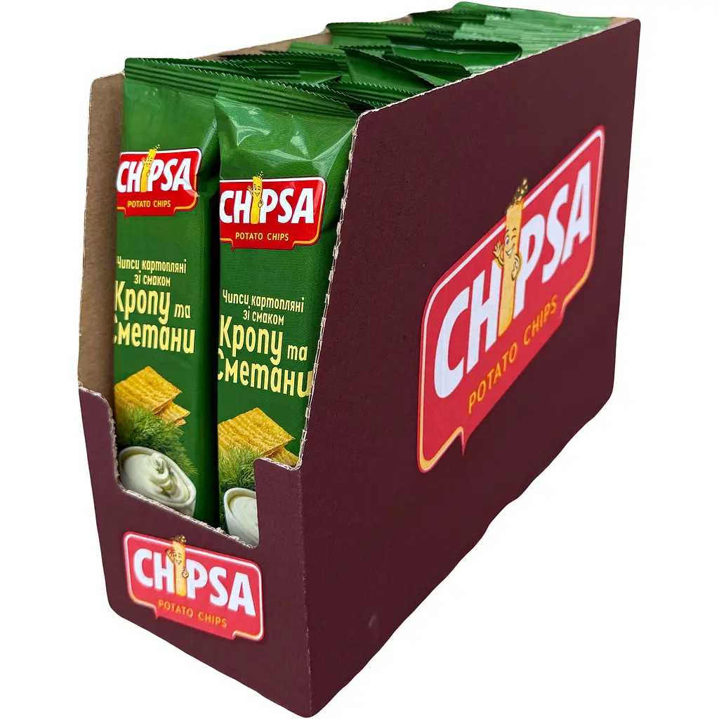 Чипсы картофельные Chipsa со вкусом укропа и сметаны 55 г - фото 2