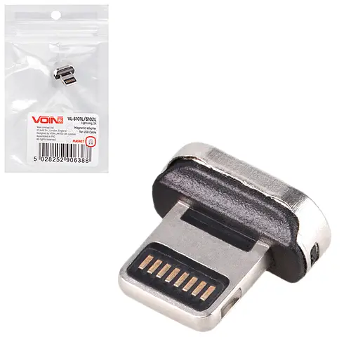 Адаптер для магнітного кабелю VOIN 6101L/6102L, Lightning, 3А