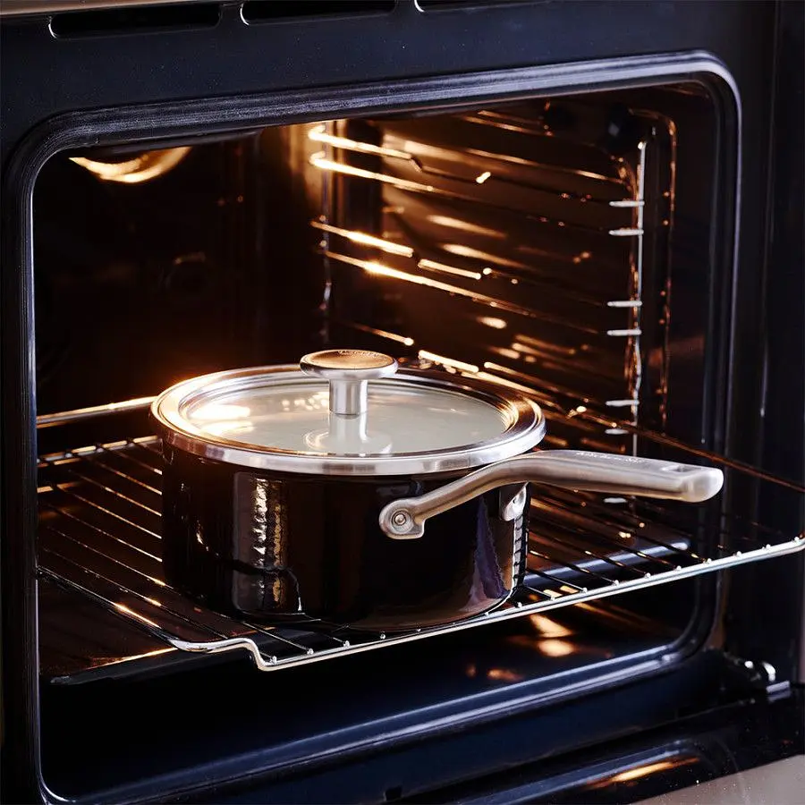 Ківш KitchenAid Steel Core з кришкою 18 см 2 л матовий чорний (CC005998-001) - фото 3