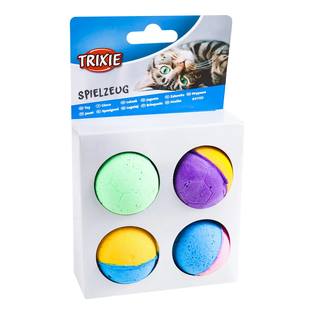Набір іграшок для котів Trixie М'ячики - фото 3