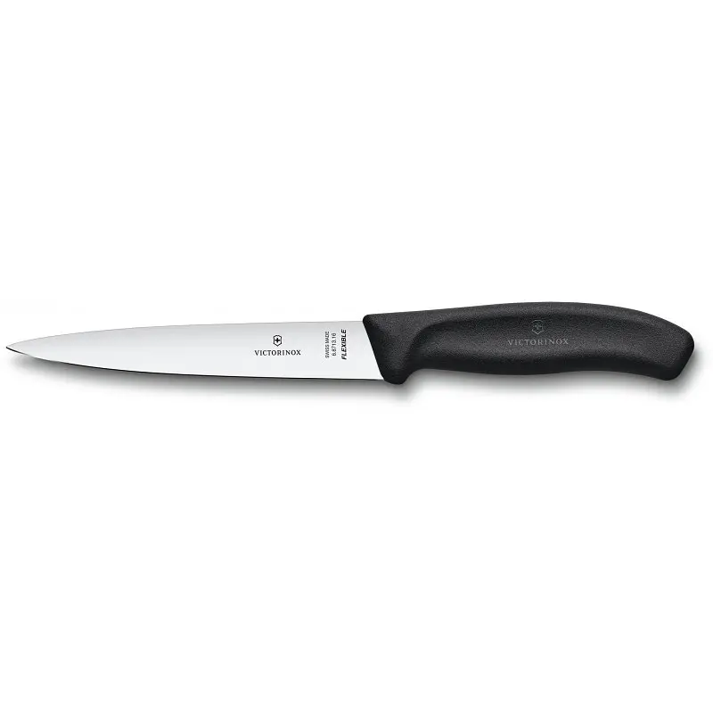 Кухонний ніж Victorinox SwissClassic Filleting Flex лезо 16см філейний з чорн. ручкою (блістер) - фото 2
