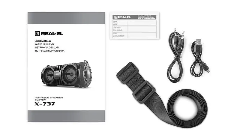Акустична система Real-El X-737 Black - фото 9