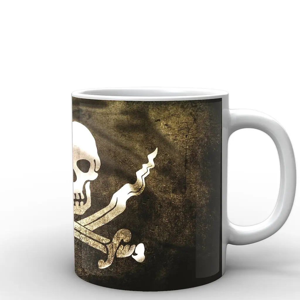 Кружка GeekLand Pirates of the Caribbean Пираты Карибского моря флаг PC.02.011 330 мл белая - фото 3