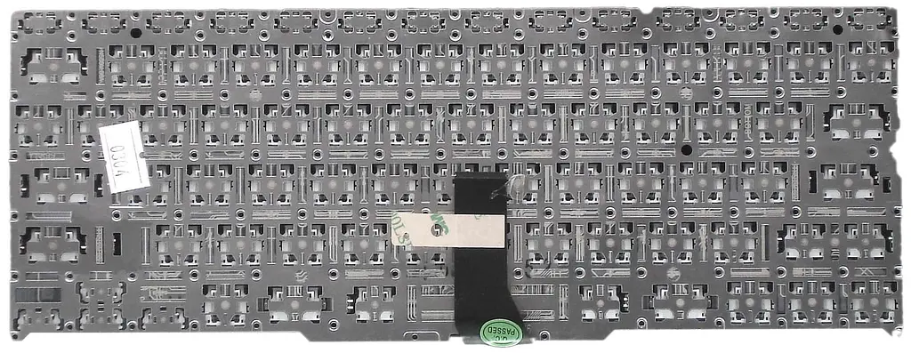 Клавіатура для ноутбука Apple MacBook Air 2010+ A1370 (2010, 2011), A1465 (2012, 2013, 2014, 2015) Black, (No Frame), RU (горизонтальний ентер) - фото 2