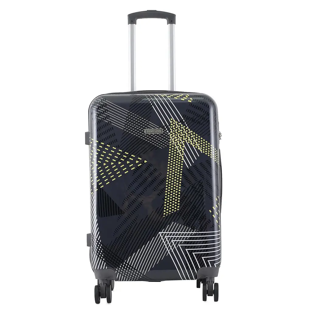 Валіза Semi Line 24" M Black Pattern (T5651-2) - фото 3