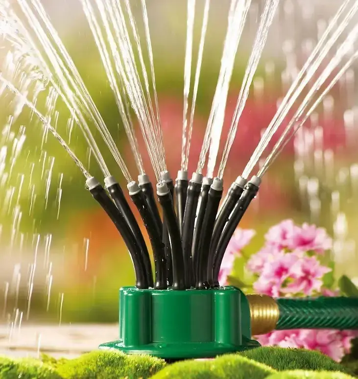 Розумна система поливу Multifunctional Water Sprinkler розпилювач дощувач для поливу газону на 360 градусів - фото 4
