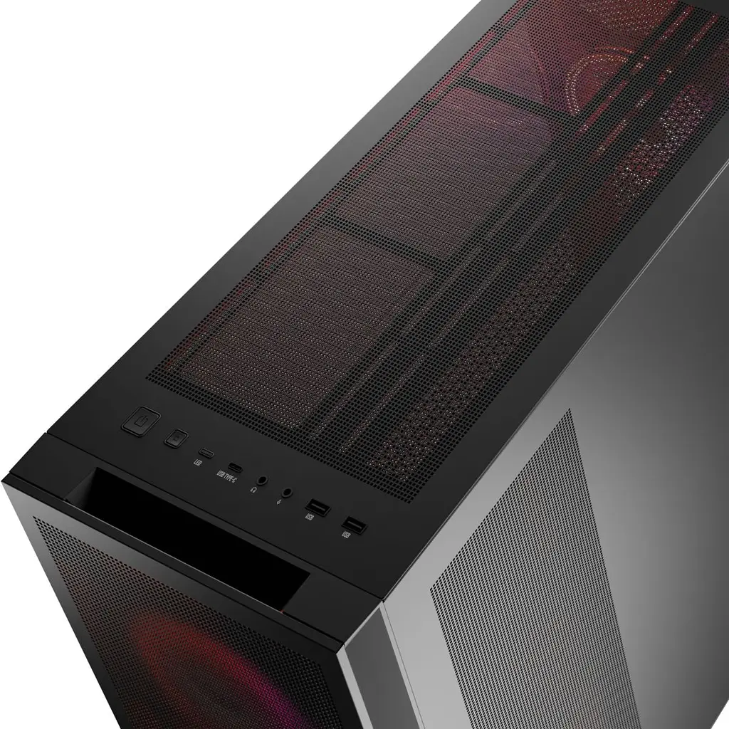 Корпус Modecom VOLCANO EXPANSE S ARGB 4x140 мм fans MIDI USB 3.0x2+TYPE-C BLACK без БЖ ATX (AT-EXPANSE-SG-10-000000) - фото 9