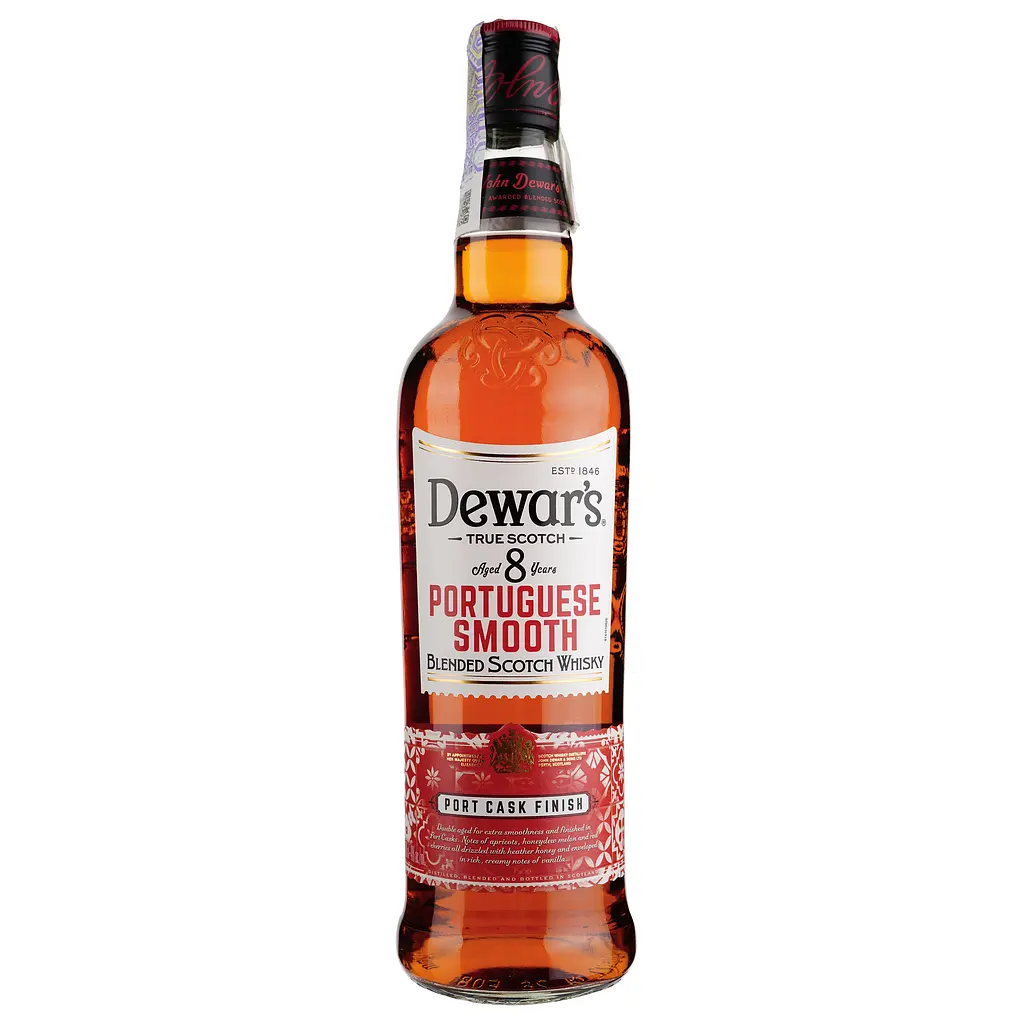 Віскі Dewar's Portuguese Smooth 8 YO Blended Scotch Whisky, 40%, 0,7 л (878771) - фото 5