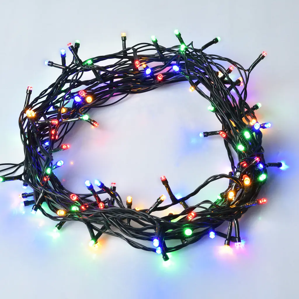 Електрогірлянда Yes! Fun нитка 120 LED 8 режимів миготіння 8.4 м різнокольорова (974848) - фото 3