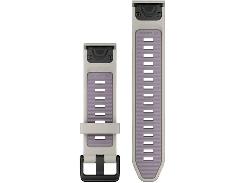 Ремінець Garmin Fenix 8 solar 20mm Gray/Lavender Silicone 010-13391-03 - фото 2