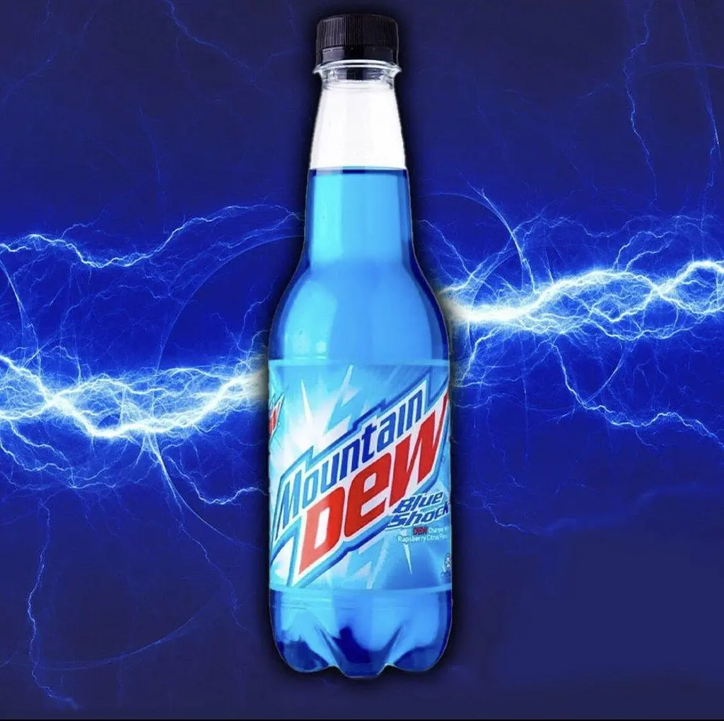 Безалкогольний напій Mountain Dew Blue Shock з малиновими цитрусовими 400 мл - фото 2
