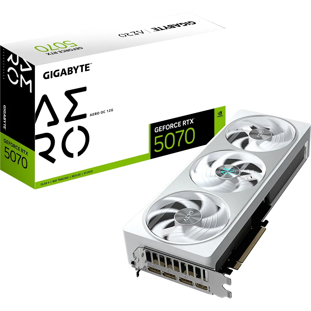 Відеокарта GIGABYTE GeForce RTX5070 12Gb AERO OC (GV-N5070AERO OC-12GD) - фото 10