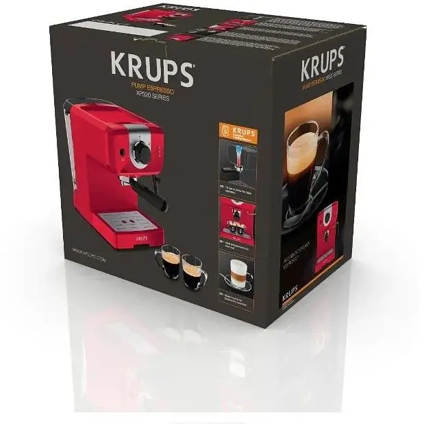 Кофеварка рожковая Krups Opio XP320530 - фото 3