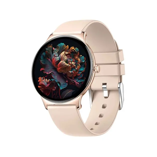 Смарт-часы Smart Watch V89 Gold 2 ремешка силиконовый и металлический - фото 2