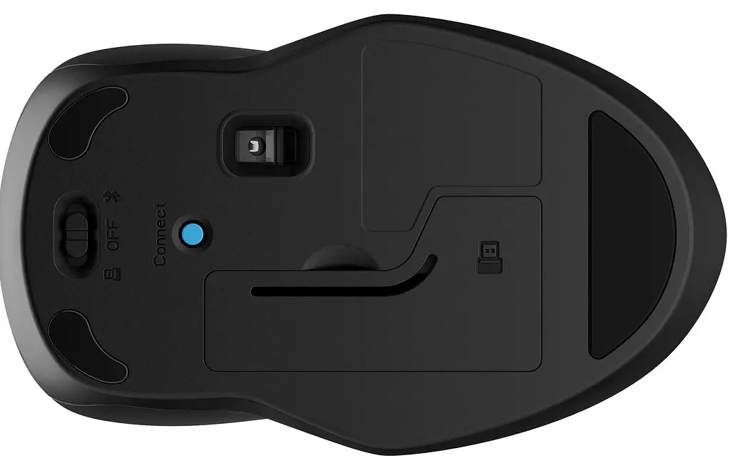 HP Мышь 250 Dual Mode, WL/BT, черный - фото 2
