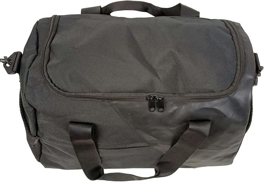 Сумка спортивна Live in style 30L, чорна, для тренувань, з проґумованим дном - фото 5