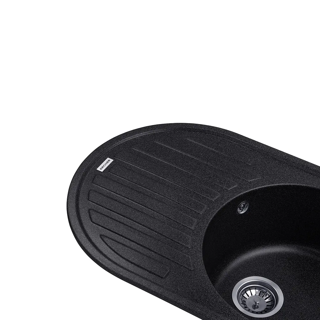 Кухонна мийка Kroner KRP Komposit GRB - 7750 (CV027420) - фото 3