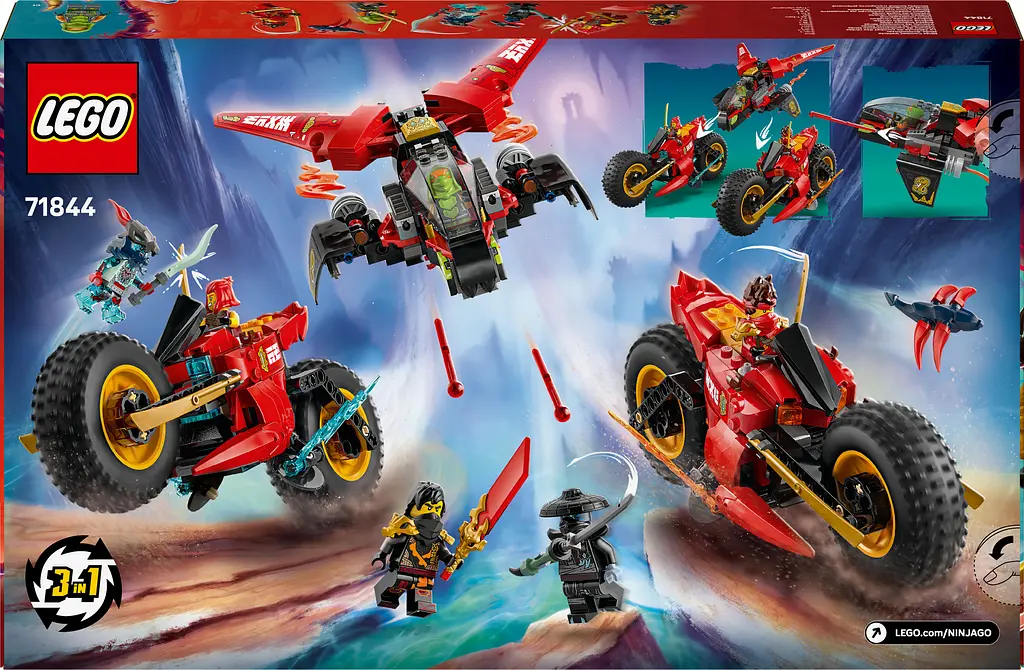 Конструктор LEGO Ninjago Бойова машина ніндзя 561 деталь (71844) - фото 20