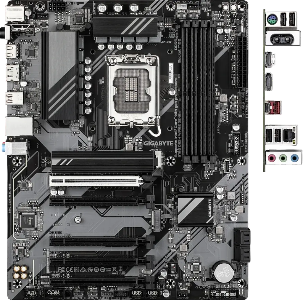 Материнська плата Gigabyte B760 DS3H WF6E GEN5 Socket 1700 - фото 2
