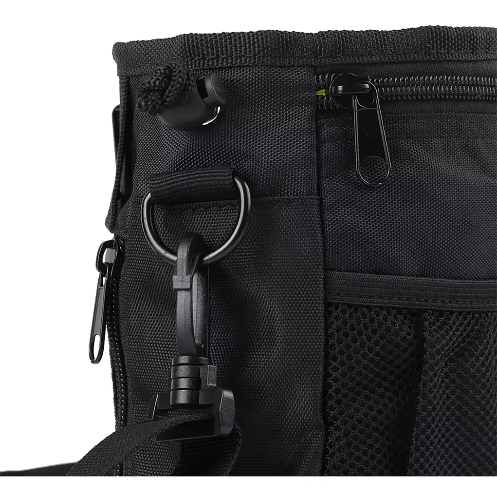 Сумка для вигулу і тренувань собак Voyager Pet Nylon Waterproof Dog Treat Training Pouch black - фото 7