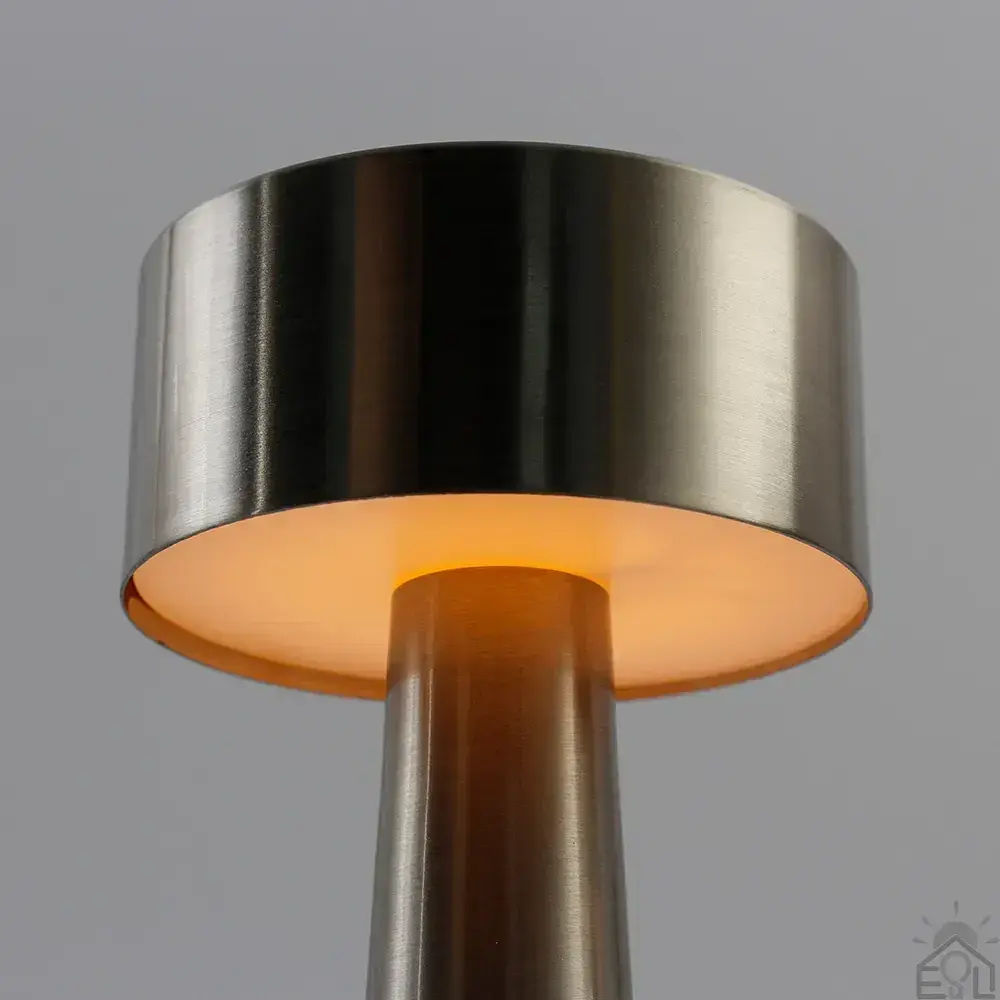Настільна лампа сенсорна світлодіодна ESLLSE DOWN LIGHT з акумулятором 1200 mA Срібляста - фото 10