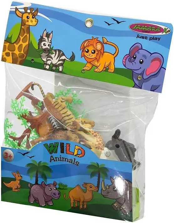 Набір фігурок диких тварин Jamara Wild Animals 16 шт тварини для гри в зоопарк від 3 років (SKU-244) - фото 4