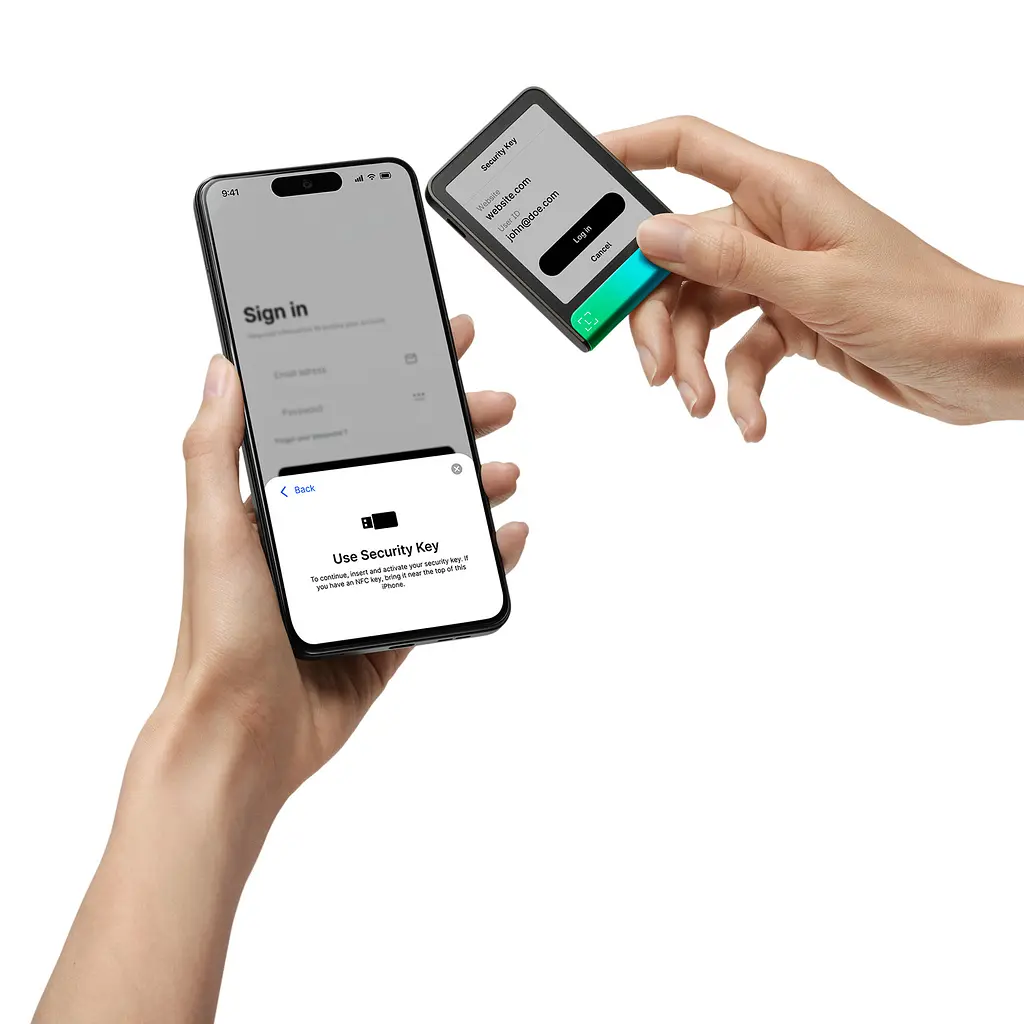 Апаратний гаманець для криптовалют Ledger Flex Oxidate Green + Recovery Key - фото 5