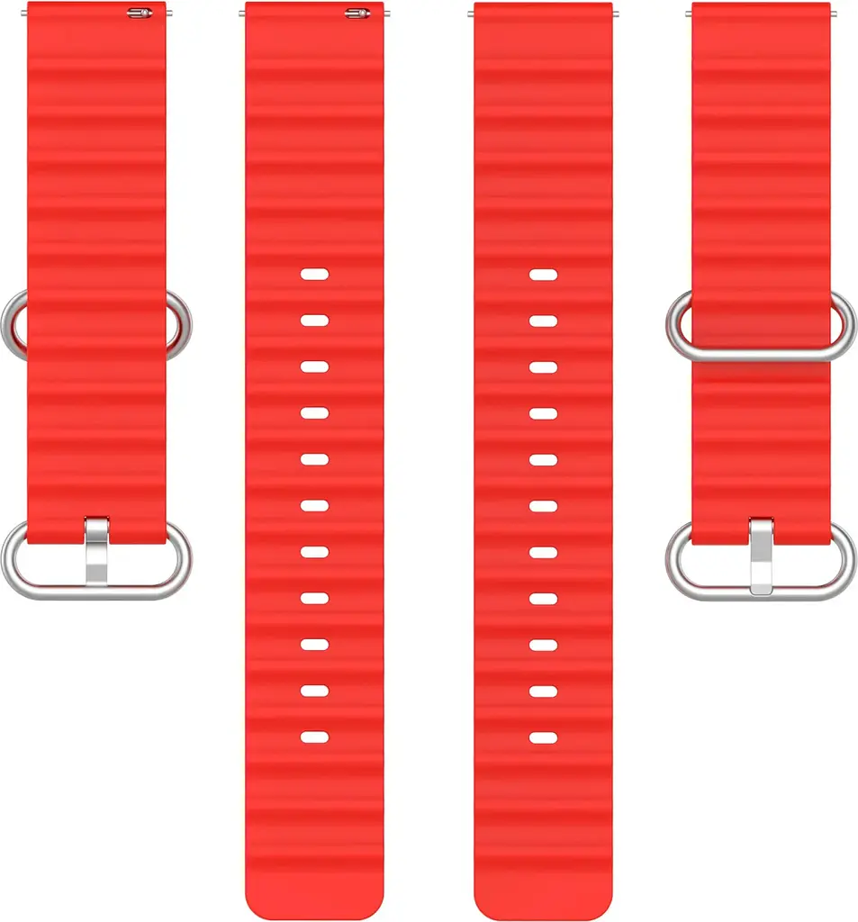 Універсальний ремінець для смарт-годинників Ocean Band 20mm Red [84723] - фото 3