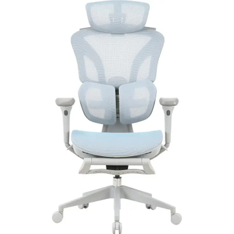 Офисное кресло OfficePro Elite OC950GLB Gray/Light Blue (OC950GLB) - фото 2