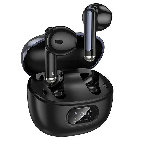 Наушники беспроводные Hoco Bluetooth гарнитура TWS EQ18 черные - фото 3