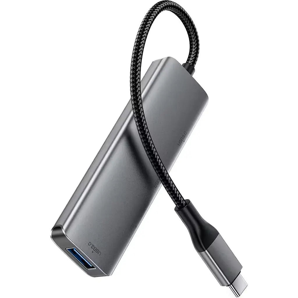 USB-Хаб Acefast J15 3.0 - 4xUSB-A 3.0 1м Black (6974316285908) - фото 3