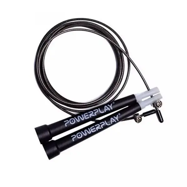 Скакалка швидкісна Power System PS-4033 2.9 м, чорний - фото 2