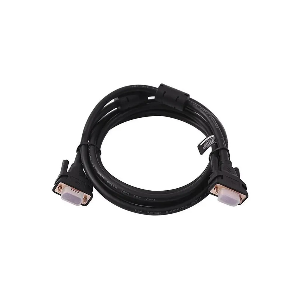 Кабель мультимедійний VGA M to VGA M 1.0m 1080p60Hz black HP (HP_DHC-VG100-1M) - фото 3