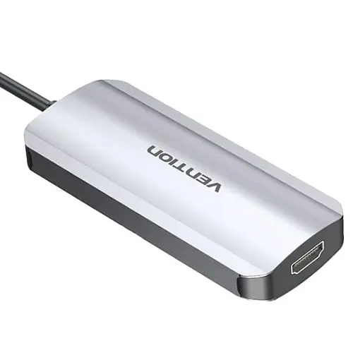 Док-станція USB3.1 Type-C --> HDMI/USB 3.0х3//PD 100W 5-in-1 Vention - фото 2