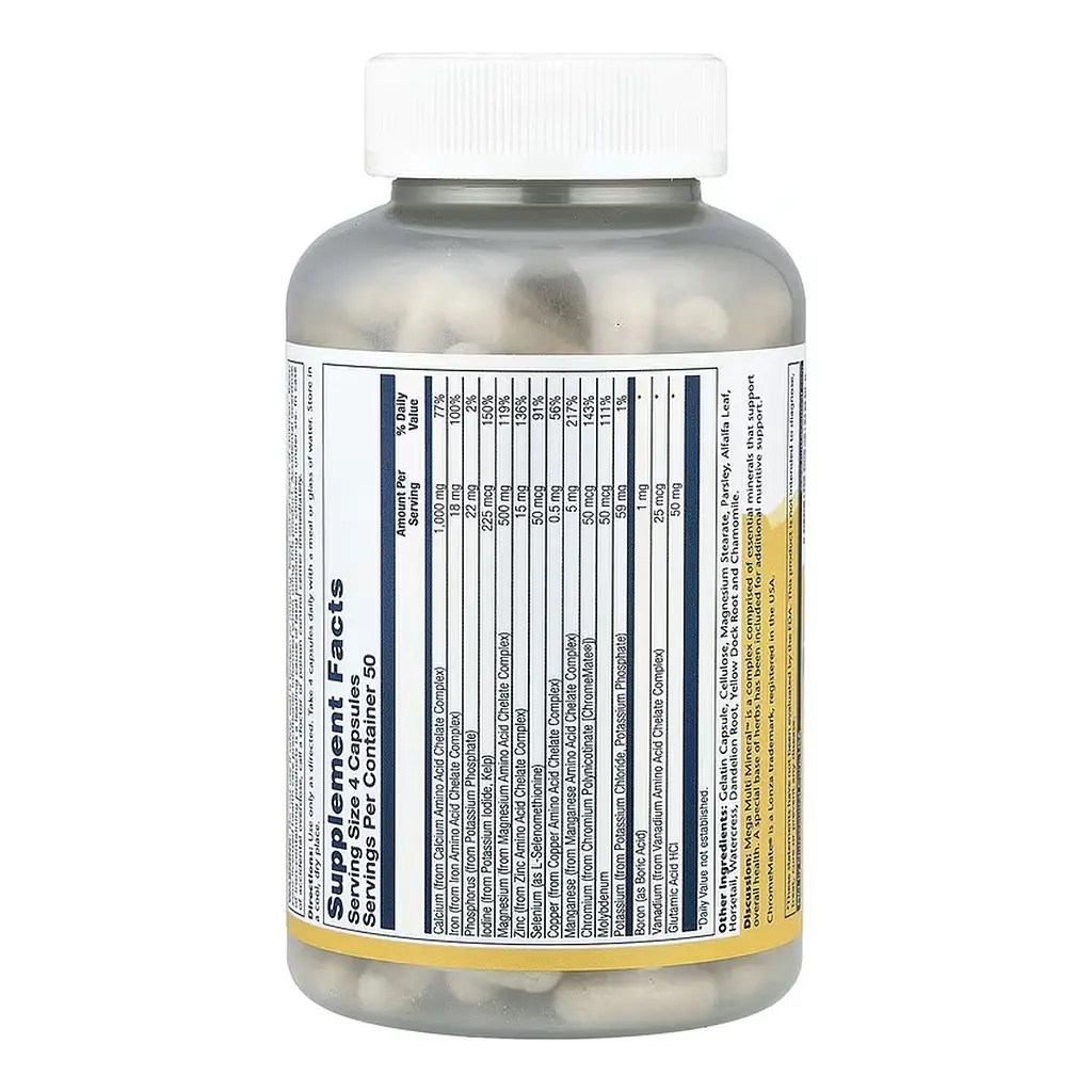 Комплекс мінералів Multi Mineral - 200 caps - фото 2