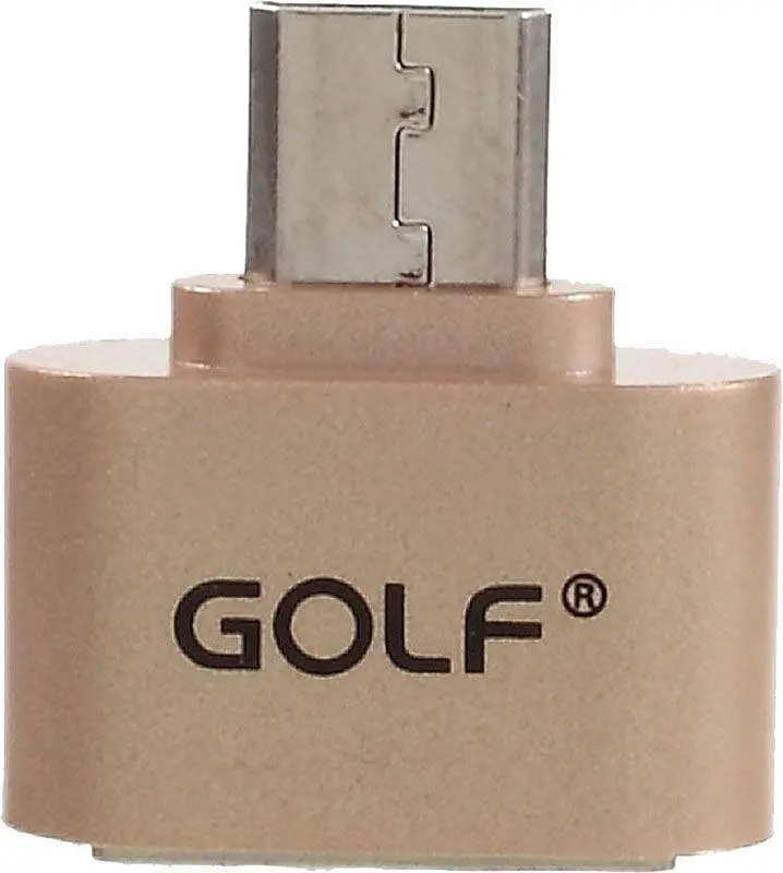 Адаптер Remax MicroUSB USB-переходник OTG-Micro adapter золотистый - фото 7