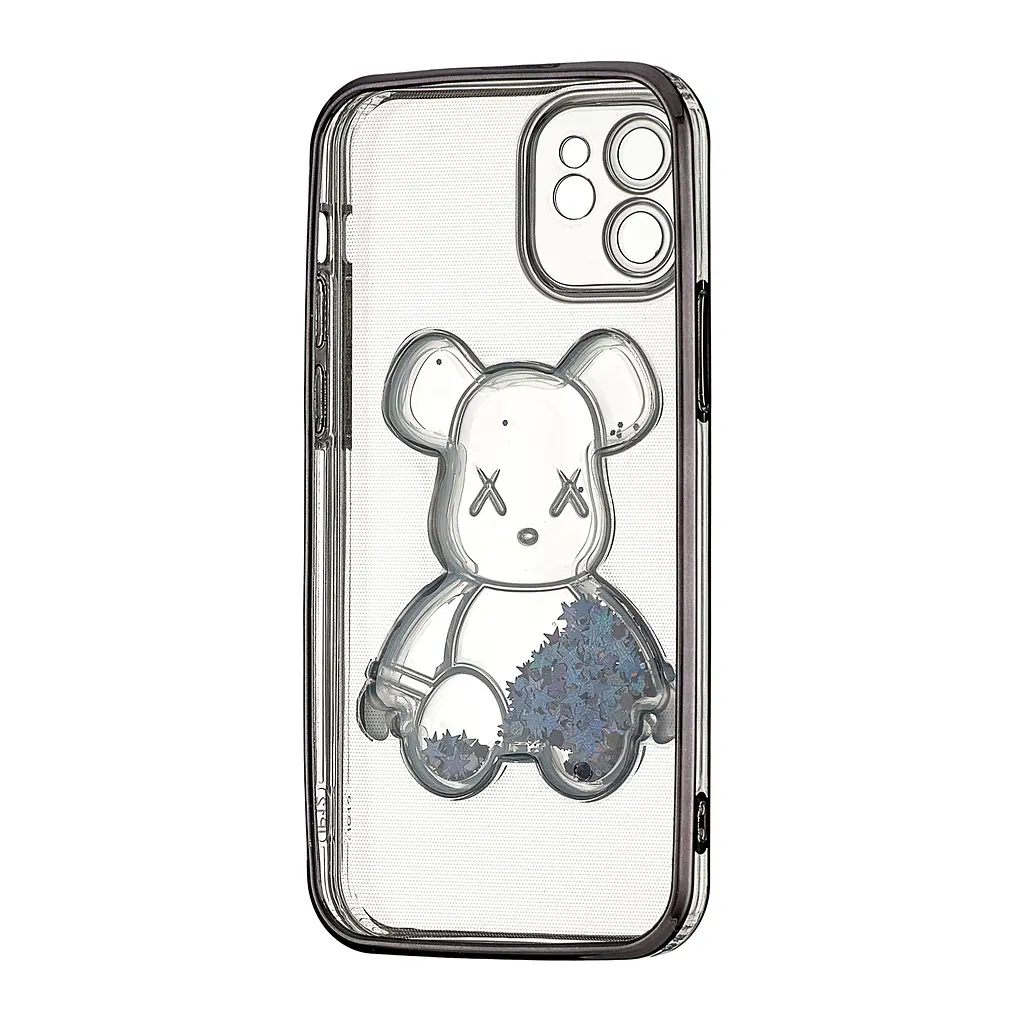 Чохол Shining Bear Case Protected Camera iPhone 12 Black - фото 3