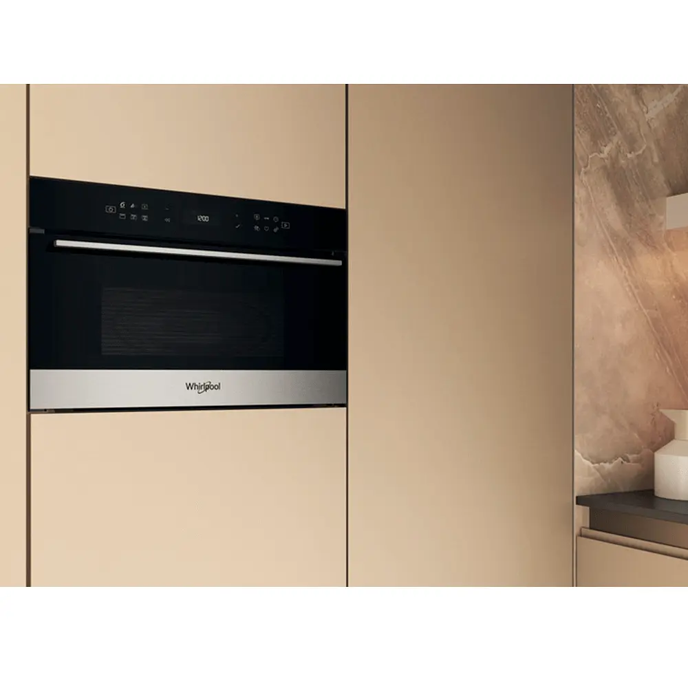 Встраиваемая микроволновая печь Whirlpool WMD7O4TX с функцией приготовления паром - фото 5